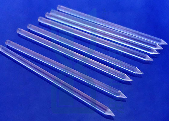 Kegel-Form-Enden-klarer fixierter Quarz Rod For Heating
