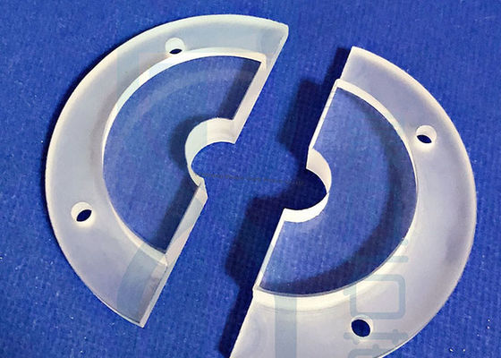 Hochpräzision JGS1 JGS2 JGS3 Quarzglasplatte Glasquarzblech CNC-Prozess Schnitt nach Maß geschmolzener Siliziumquarzglasscheibe