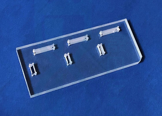 Klare fixiertes Silikon-UVplatte der Reinheits-ISO9001 99,99 mit Loch