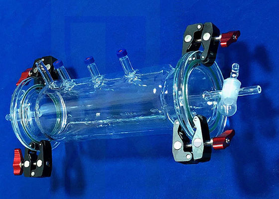 Gas-Mattglas-Ventil-Quarz-Reaktor-Wissenschafts-Laborglaswaren