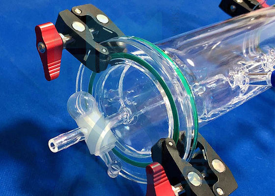 Gas-Mattglas-Ventil-Quarz-Reaktor-Wissenschafts-Laborglaswaren