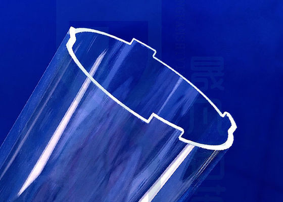 transparentes fixiertes Silikon-Rohr 300mm hoher Temperatur