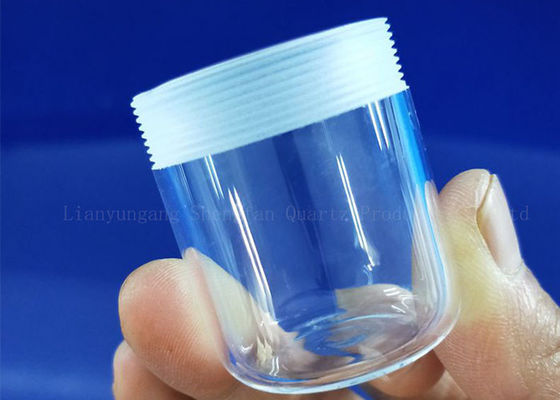 Morse 6,5 polierte verlegte Rohr-Quarz-Glas-Flasche