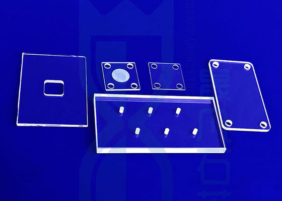 Säurebeständigkeits-kundenspezifische transparente fixiertes Silikon-Platte mit 1mm Löchern