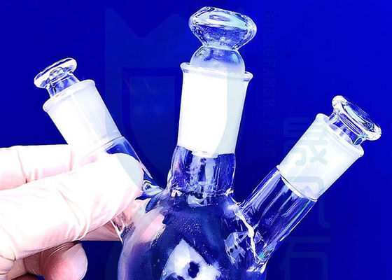 Transparenter drei Quarz-Rundkolben Hals-Ods 500mm