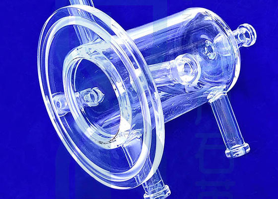 Kundengebundener Quarz Labware Morse 6,5 Glas-2.2g/Cm3 für chemische Industrie