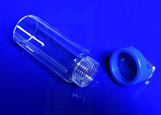 Doppelt geriffelte Labor-Reagenzienflasche aus leichtem, ungiftigem Material