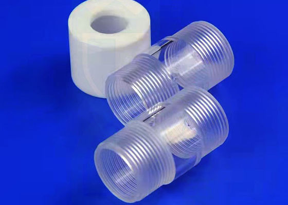 Rohre des Feuer-Polierheizungs-klare Quarz-2.2g/Cm3 mit Ptfe-Schrauben-Deckel-weiblichem Einschraubgewinde