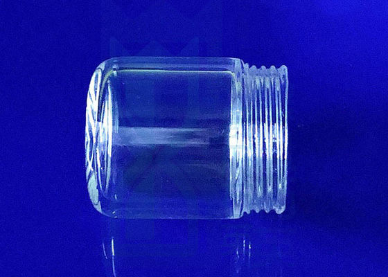 High Temperature Quartz Glass Reagent Bottle Pass UV Light Of 254 NM Wavelength