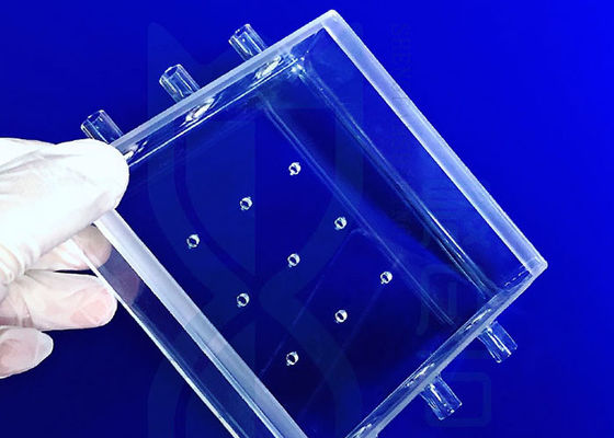 Glasreaktor-saure Beweis-Quarz-Zelle für Reinigung von experimentellem