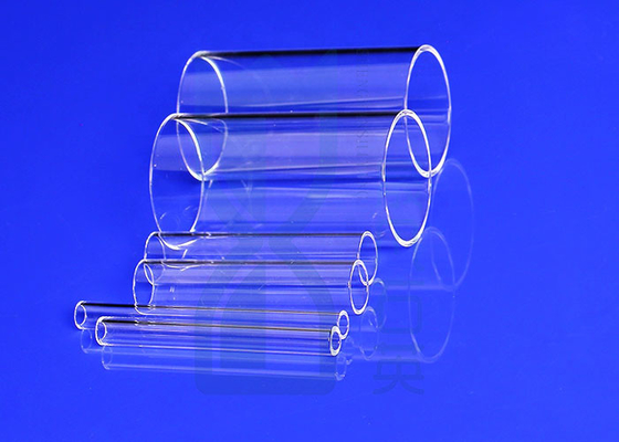 Kundenspezifischer Durchmesser-Halbleiter-Quarz-Schläuche transparent und undurchsichtiges poliert