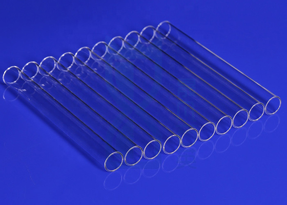 Hochtemperaturbeständigkeit 1100 Grad benutzerdefiniertes Quarzglasrohr