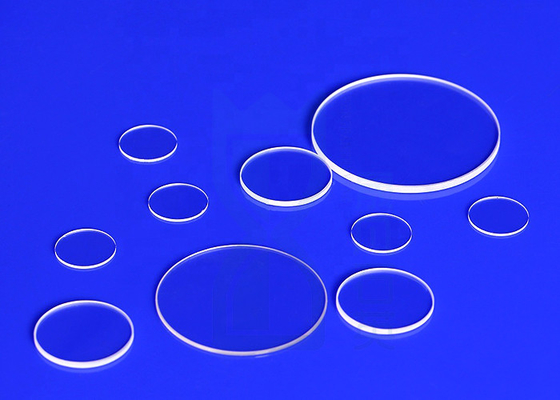 Doppelte konvexe transparente runde Quarz-Glas-Platte für Metallurgie