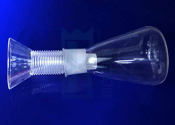 Hitzebeständige Quarz-Glas-Laborreagensflasche-Flaschen-hohe Temperatur