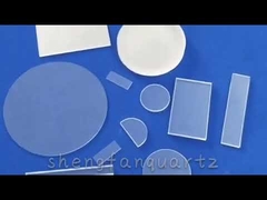 0,3 mm Quarzglasplatte, klares Quarzglassubstrat mit hoher Reinheit