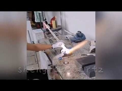 Verarbeitung von feuerpolierten Quarzglasrohren, gebogen, Hochtemperatur