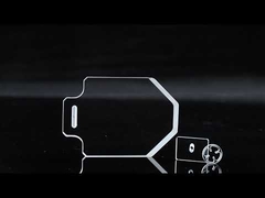 Rechteckige polierte Quarzglasplatte, hitzebeständig