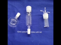 Wissenschafts-Laborquarz-Feuer-Reaktor-Kessel 10 - Zentrifugen-Glasrohr des Öl-100ml