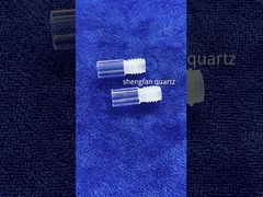 Durchsichtige Quarzglasspule Rohrverarbeitung 300mm OD UVC Licht