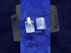 Einschraubgewinde-Wicklungs-fixiertes Silikon-Quarz-Glasrohr-Ring