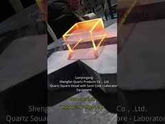 Fabrikspezifische hochtemperatur- und korrosionsbeständige Quarzbehälter und Quarzquadratzyli