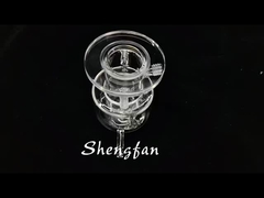 Premium Benutzerdefinierter Doppelschicht-Photokatalytischer Reaktor Korrosionsbeständiges Transparentes Quarzglas Inst