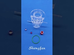 Spezialdoppelreaktor mit Photokatalyse, transparentes Quarzglas-Instrument P