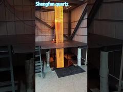 Hochwertiges großes Quarzglasrohr