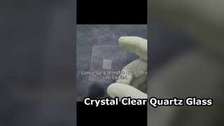 CNC-maßgeschneiderte Quarzglasplatte mit hoher Lichtdurchlässigkeit