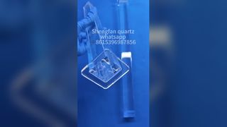 Hochdurchlässiges Quarzglasrohr mit UV-Schutz