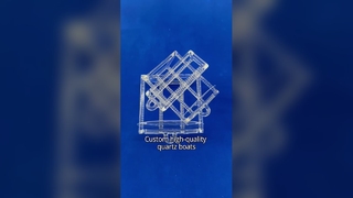 Kundenspezifische Boote aus Quarzglas, hochtemperaturbeständig