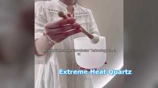 klare 99,99 % Quarzkristall-Klangschalen-Klangheilungsinstrumente