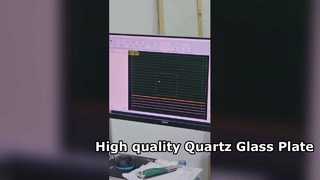 Hochwertige Quarzglasplatte