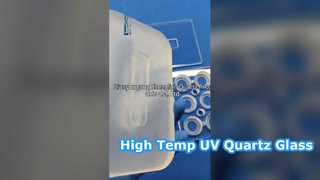 Hochtemperaturtransparentes JGS1 JGS2 UV-Quarzglasplatten-optisches Quarzsubstrat
