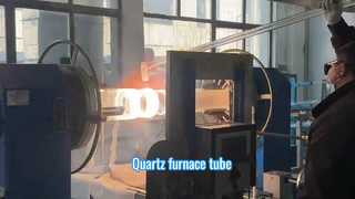 Werksgefertigte, hochtemperaturbeständige Quarzglasröhren mit großem Durchmesser
